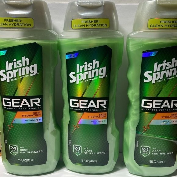 Irish Spring Gear Body Wash Skin Hydration